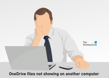 Файлы OneDrive не отображаются на другом компьютере