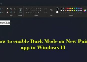 Как включить темный режим в новом приложении Paint в Windows 11
