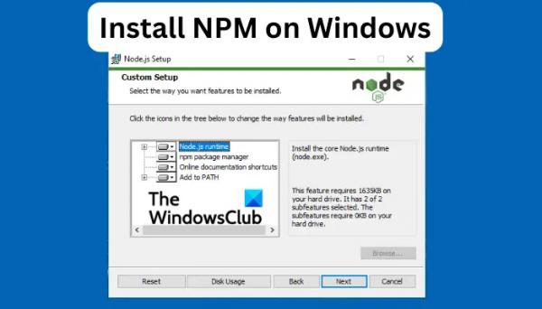 Как установить NPM в Windows 11/10