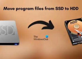 Как переместить файлы программы с SSD на HDD в Windows 11/10