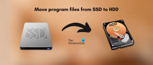 Как переместить файлы программы с SSD на HDD в Windows 11/10