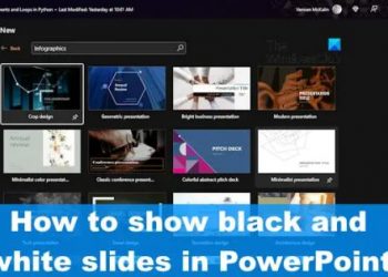 Как сделать черно-белые слайды в PowerPoint
