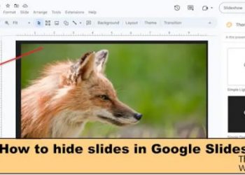 Как скрыть слайды в Google Slides