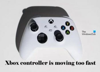 Контроллер Xbox движется слишком быстро