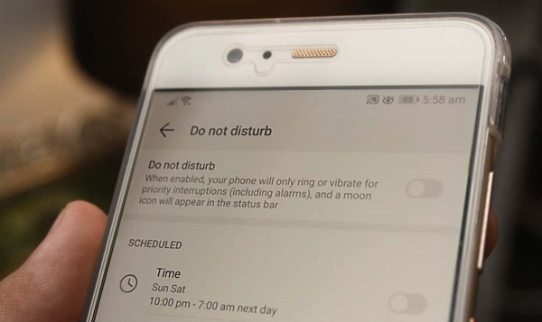 Как отключить режим «Не беспокоить» на Android