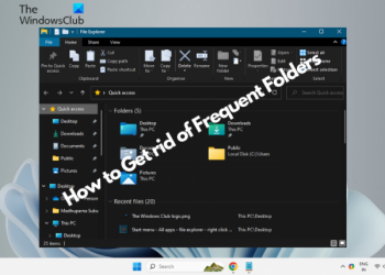 Как избавиться от часто используемых папок в Windows 11/10