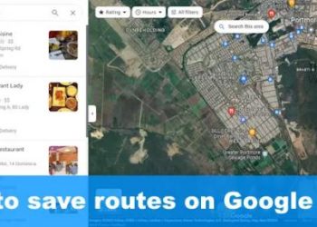 Как сохранить маршруты на Google Maps