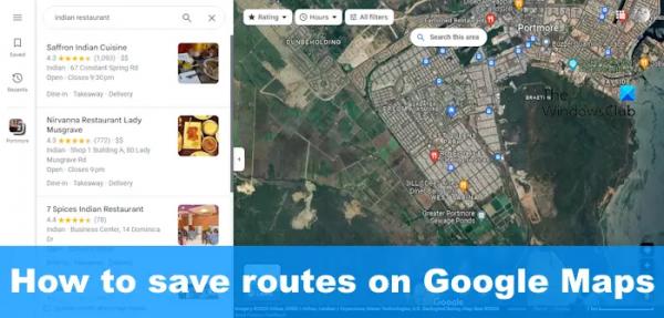 Как сохранить маршруты на Google Maps