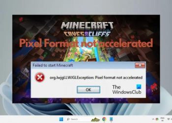Формат пикселей не ускоряется в Minecraft (исправление)