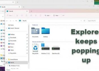Проводник продолжает появляться в Windows 11/10 (исправление)