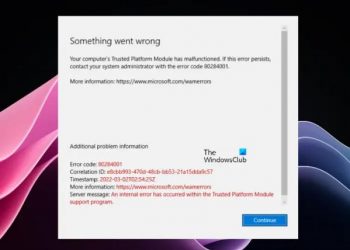 Ошибка TPM 80284001 в Teams или Outlook (исправление)