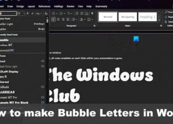 Как сделать пузырьковые буквы в Word