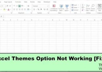 Тема Excel не применяется (исправлено)