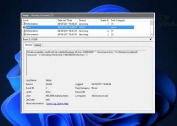 Код события 3: Невозможно установить обновления Windows.
