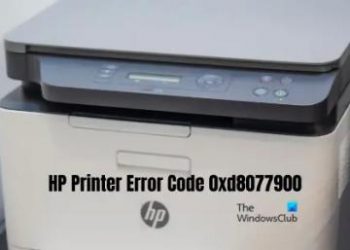 Код ошибки принтера HP 0xd8077900 (исправлено)