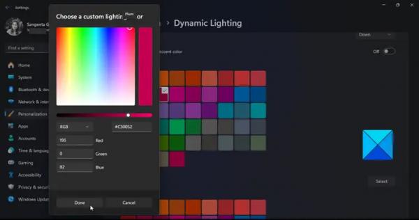 Как включить и использовать динамическое освещение в Windows 11