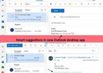 Включите или отключите интеллектуальные предложения в новом приложении Outlook в Windows.