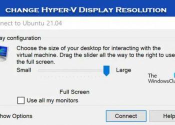 Как изменить разрешение дисплея Hyper-V в Windows 11/10?