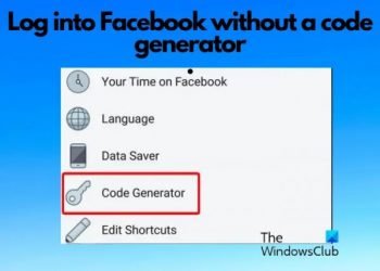 Как войти в Facebook без генератора кода