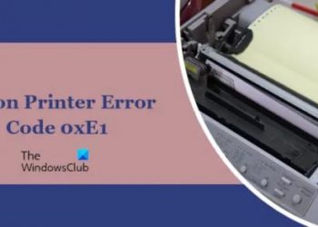 Код ошибки принтера Epson 0xE1 (исправлено)