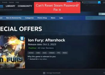 Steam не позволяет мне сбросить пароль (исправление)