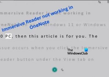 Иммерсивное средство чтения не работает в OneNote (исправление)