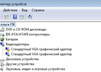 Вместо видеокарты пишет базовый видеоадаптер (майкрософт)