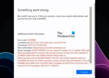 AADTS1002016, вы используете шифр TLS версии 1.0, 1.1 или 3DES.