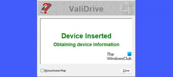 Проверьте емкость USB-накопителя с помощью ValiDrive