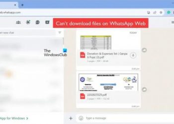 Исправить WhatsApp Web, не загружающий файлы