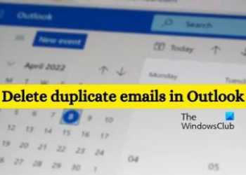 Как удалить повторяющиеся электронные письма в Outlook?