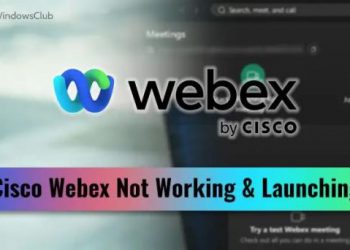 Cisco Webex не работает или не запускается в Windows 11