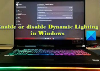 Как включить и использовать динамическое освещение в Windows 11