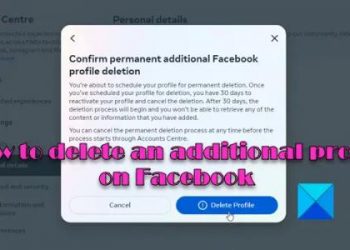Как удалить дополнительный профиль в Facebook