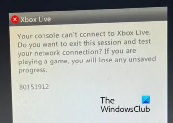 Ошибка Xbox Live 80151912, консоль не может подключиться