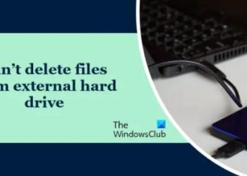 Не могу удалить файлы с внешнего жесткого диска в Windows 11/10