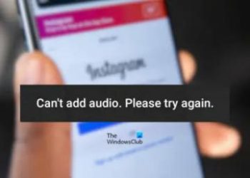 Исправить ошибку «Невозможно добавить звук» в Instagram.