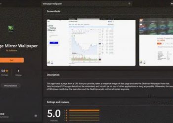 Установить веб-страницу в качестве фона рабочего стола в Windows 11
