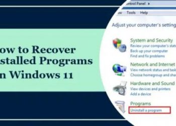Как восстановить удаленные программы в Windows 11
