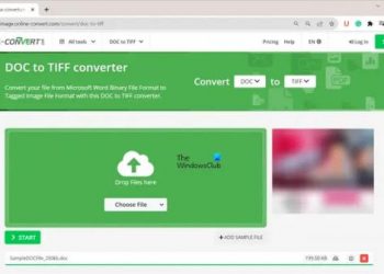 Как конвертировать Word в многостраничное изображение TIFF