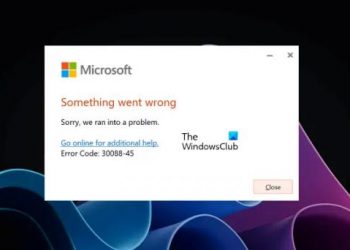 Правильно исправьте код ошибки Office 30088-45
