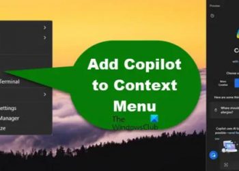 Добавьте Copilot в контекстное меню на рабочем столе Windows 11