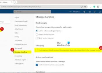 Как скрыть сообщения, связанные с покупками, в Outlook.com