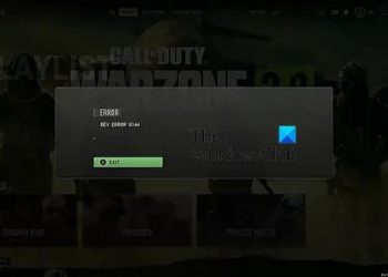 Исправьте ОШИБКУ DEV 6144 в Modern Warfare 2 и Warzone 2.