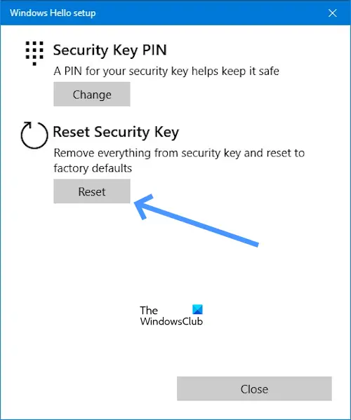 Как удалить ключ безопасности в Windows 11