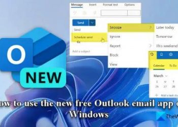 Как использовать новое бесплатное почтовое приложение Outlook в Windows 11