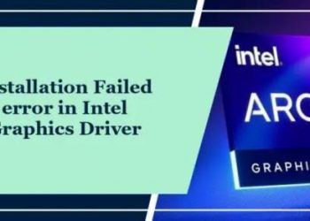 Исправить ошибку «Ошибка установки» в графическом драйвере Intel.
