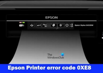 Код ошибки принтера Epson 0xE8 (исправлено)
