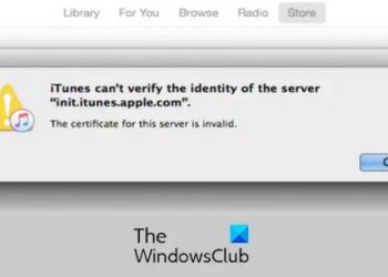 Исправить iTunes не может проверить личность ошибки сервера