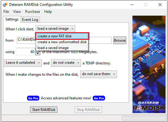  Создание и использование RAM-дисков в Windows